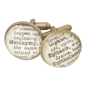 literary cuff links, gifts for writers, father's day, #amwriting, book nerds, writing gifts, dad gifts, 
